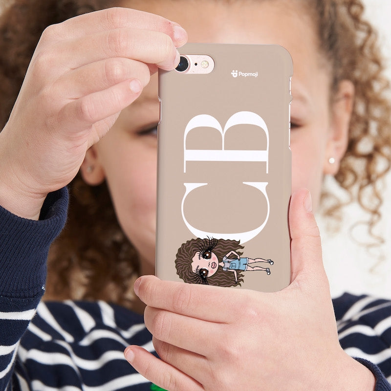 Girls Personalized The LUX Collection Initial Nude Landscape Phone Case