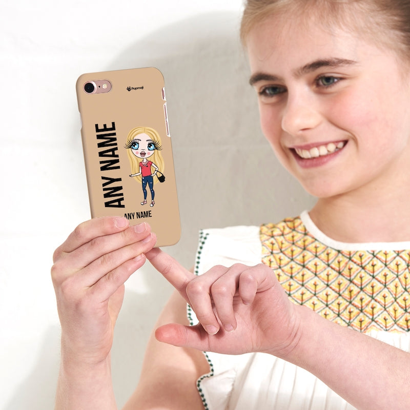 Girls Personalized Nude Phone Case