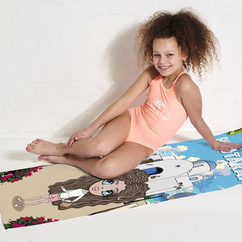 ClaireaBella Girls Cyprus Protaras Connect Beach Towel - Image 4