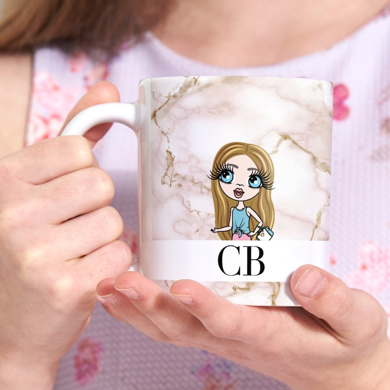 ClaireaBella Girls The LUX Collection Pink Marble Mug - Image 5