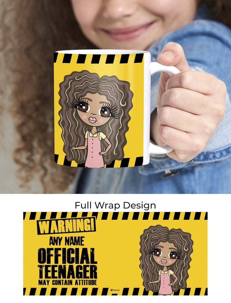 Girls Personalized Official Teenager Birthday Mug