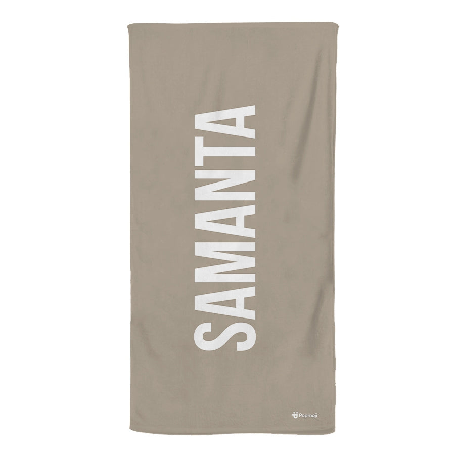 Personalized Name Condensed Pebble Beach Towel - Image 3