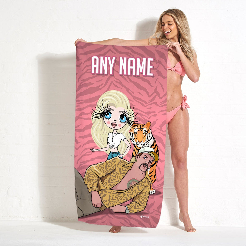 Womens Personalized Exotic Beach Towel