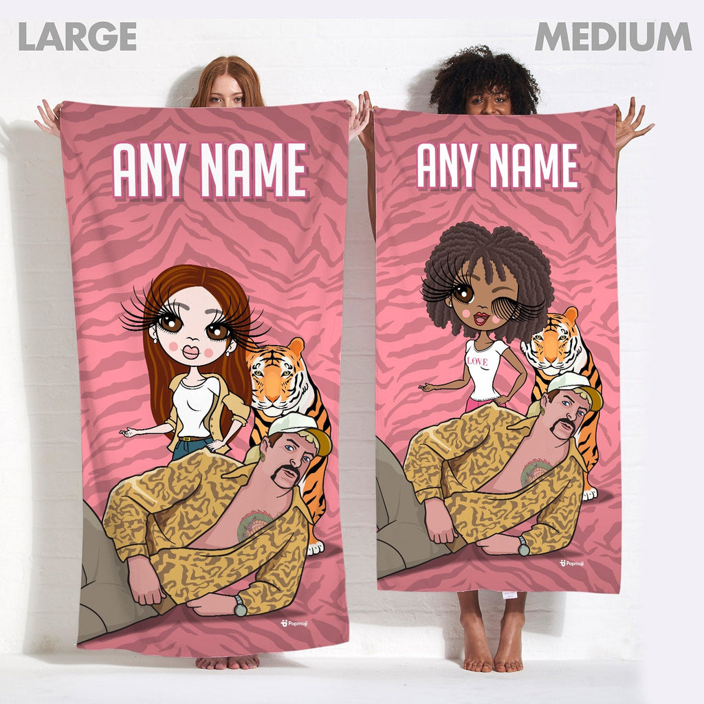 Womens Personalized Exotic Beach Towel