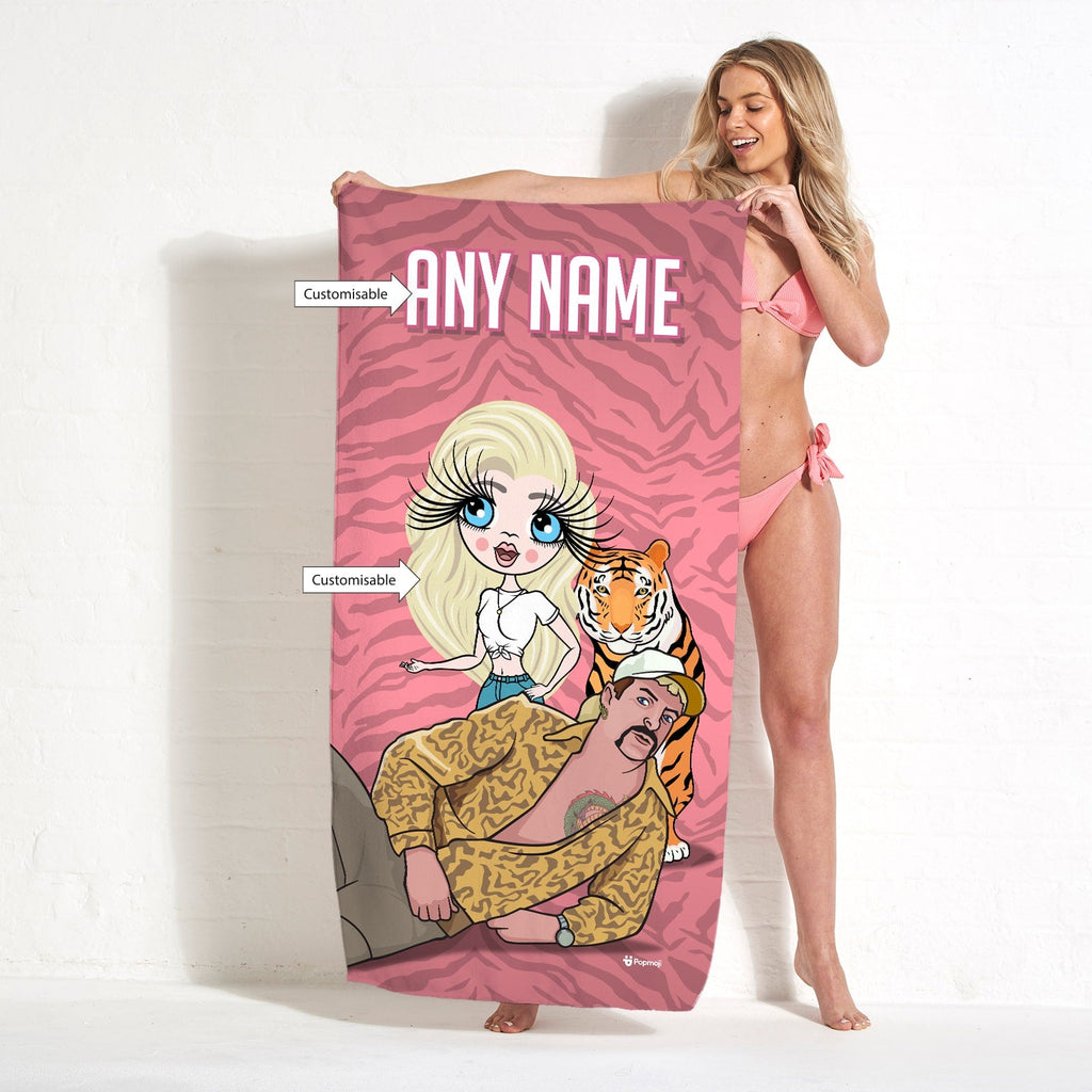Womens Personalized Exotic Beach Towel