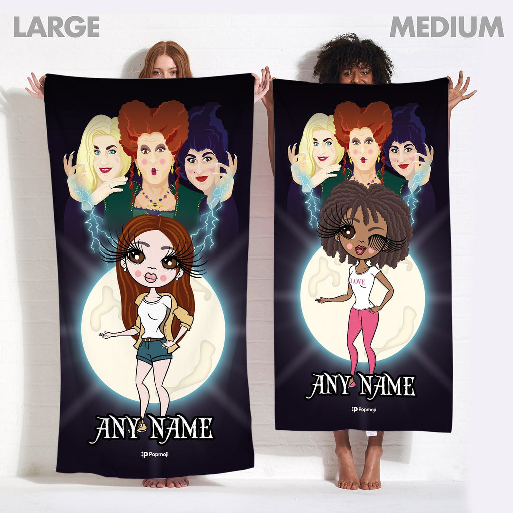 Personalized Drink Up Witches Tea Towel
