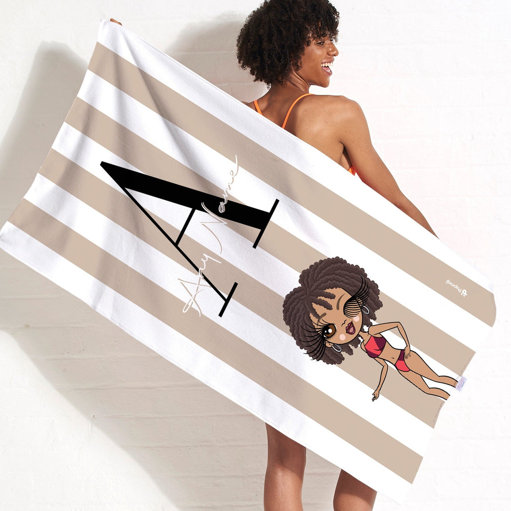 Popmoji Women Personalized Beach Towels Popmoji