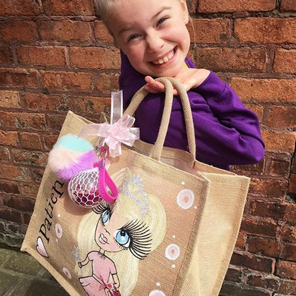 Popmoji Girls Large Jute Bag - Image 9
