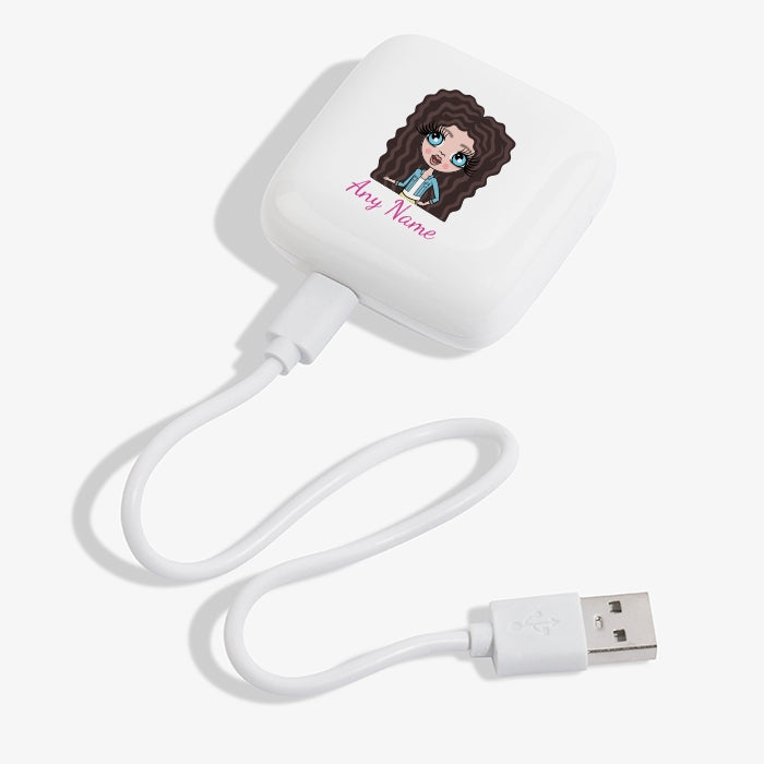 ClaireaBella Girls Personalized Wireless Touch Earphones - Image 5