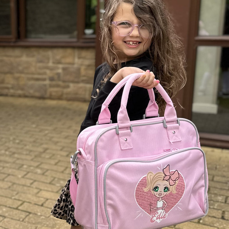 Popmoji Girls Personalized Carry On Bag