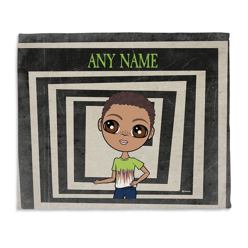 Boys Freaky Funky Box Fleece Blanket - Image 2