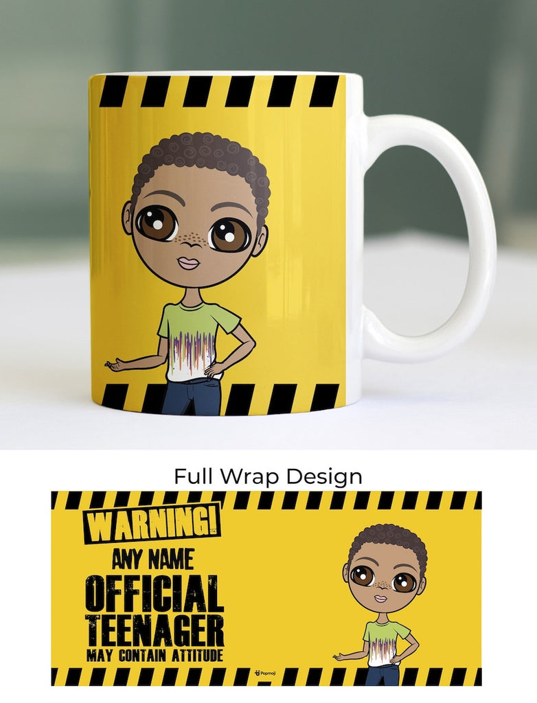 Jnr Boys Personalized Official Teenager Birthday Mug - Image 1