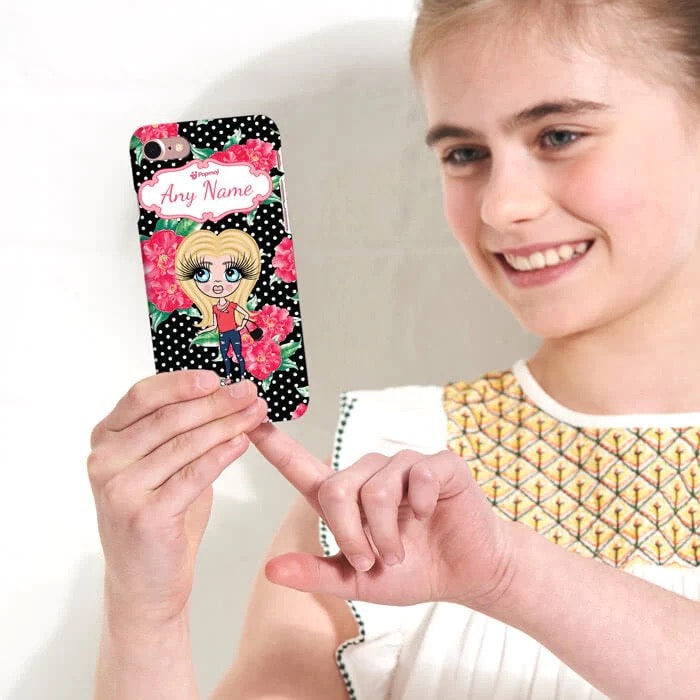 Girls Personalized Country Floral Phone Case