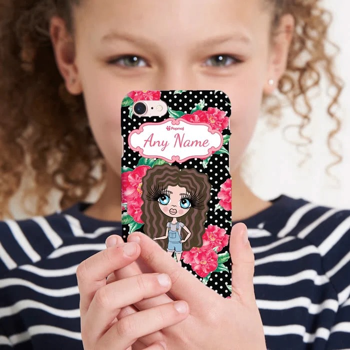 Girls Personalized Country Floral Phone Case