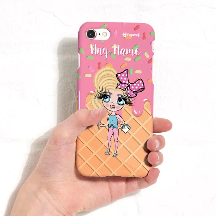 Girls Personalized Ice Lolly Phone Case