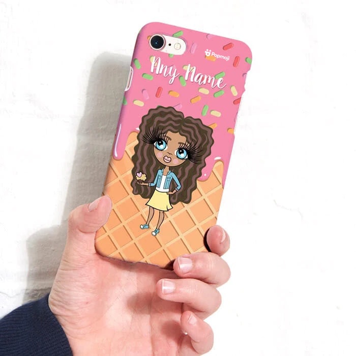 Girls Personalized Ice Lolly Phone Case