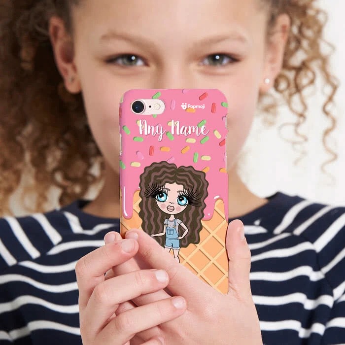 Girls Personalized Ice Lolly Phone Case