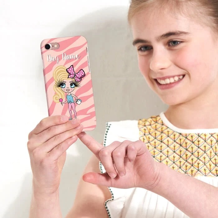 Girls Personalized Pink Phone Case