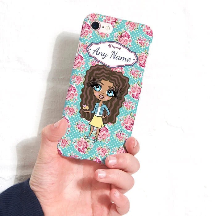 Girls Personalized Rose Phone Case