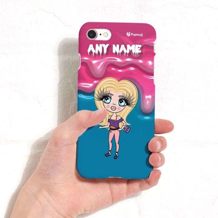 Girls Personalized Unicorn Slime Phone Case
