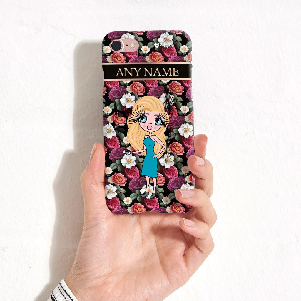 Womens Personalized Floral Phone Case