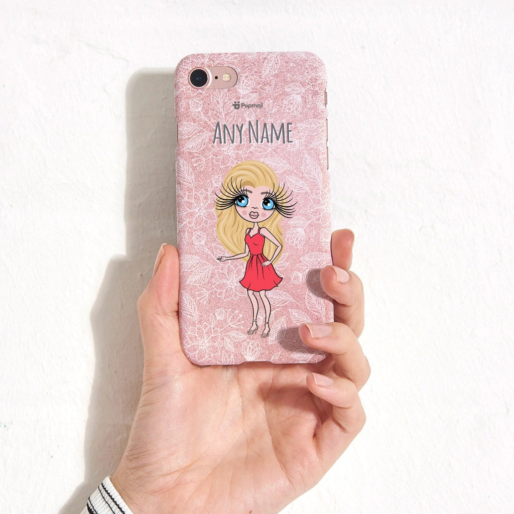 Womens Personalized Flower Pattern Phone Case
