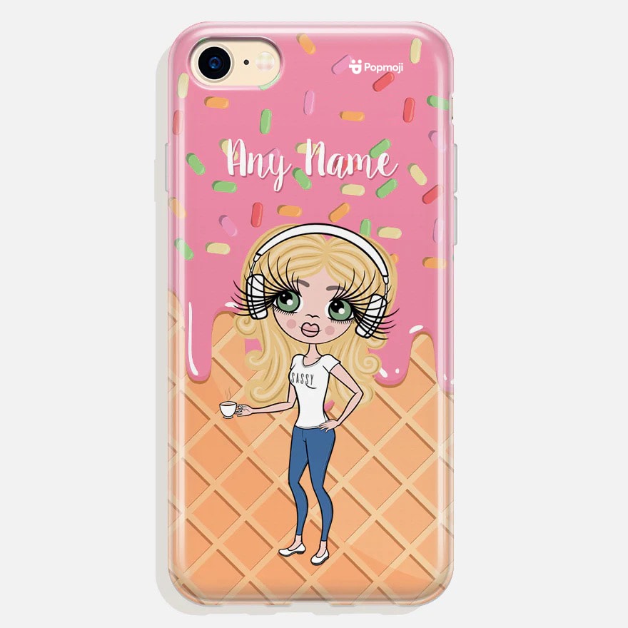 Womens Personalized Ice Lolly Phone Case