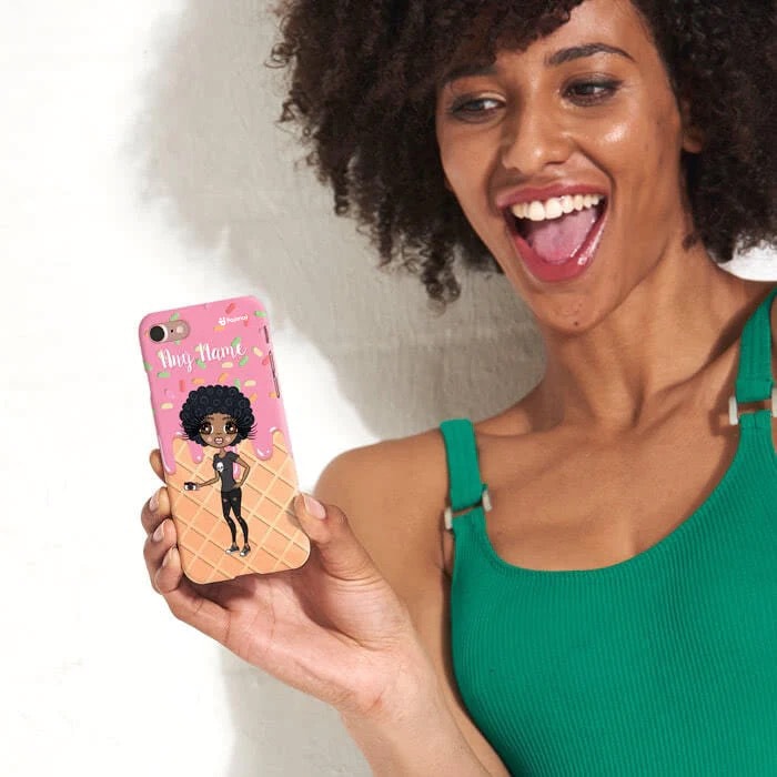 Womens Personalized Ice Lolly Phone Case