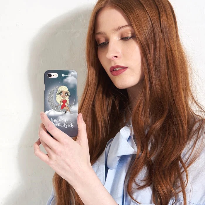Womens Personalized Love You To The Moon Phone Case