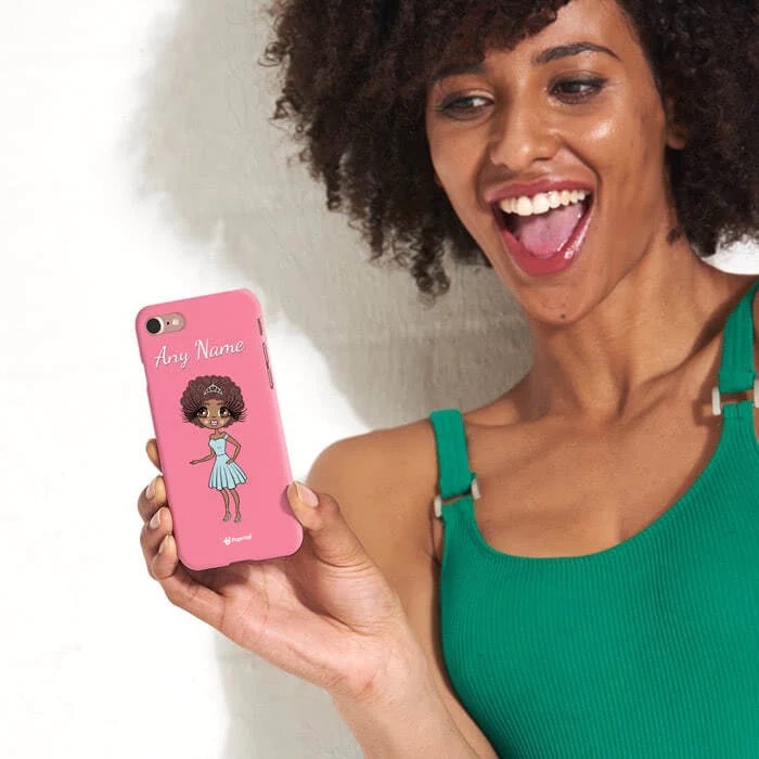 Womens Personalized Pink Phone Case