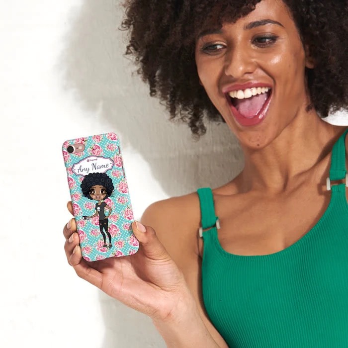 Womens Personalized Rose Phone Case