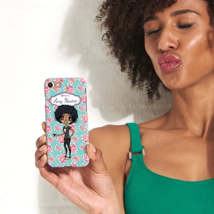 Womens Personalized Rose Phone Case