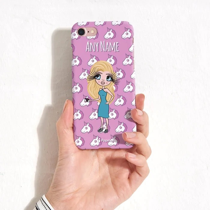 Womens Personalized Unicorn Emoji Phone Case