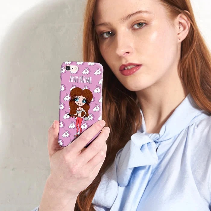 Womens Personalized Unicorn Emoji Phone Case