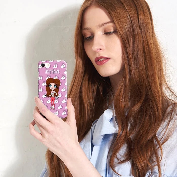Womens Personalized Unicorn Emoji Phone Case