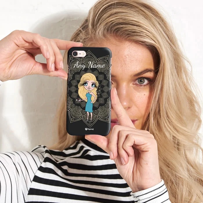 Womens Personalized Vintage Lace Phone Case