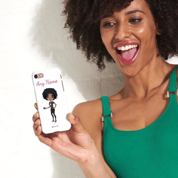 Womens Personalized White Phone Case