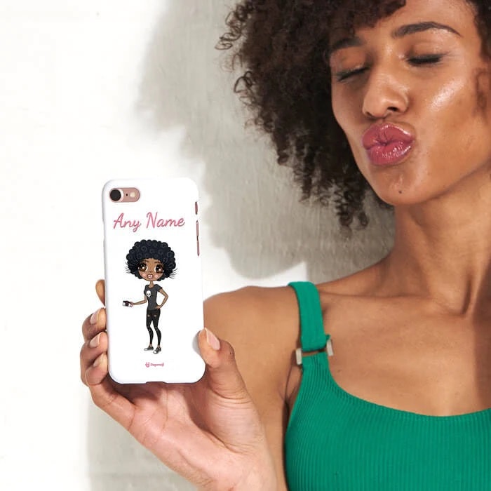 Womens Personalized White Phone Case