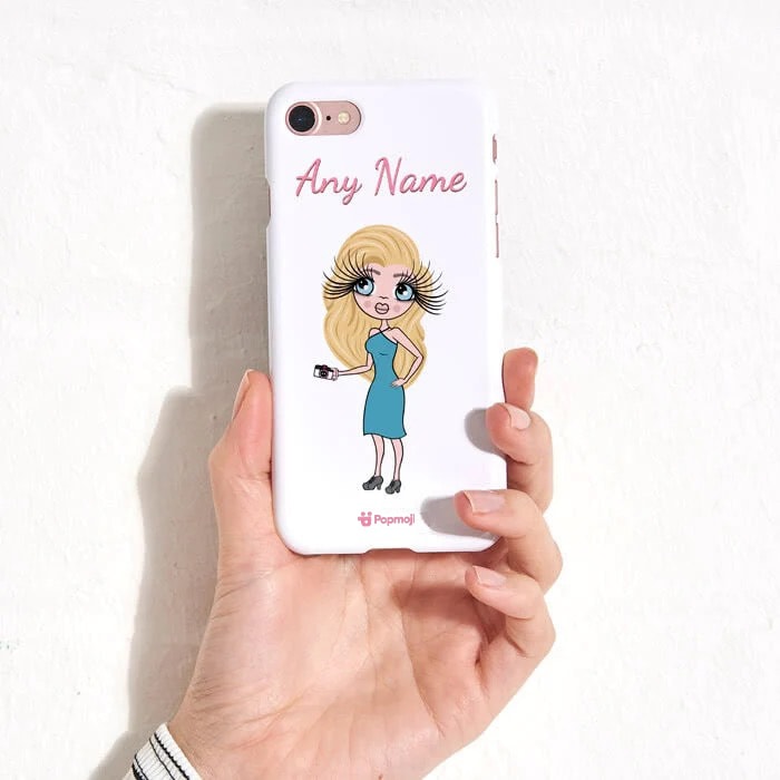 Womens Personalized White Phone Case