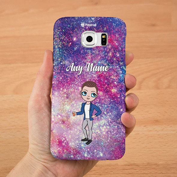 Womens Personalized Glitter Effect Phone Case
