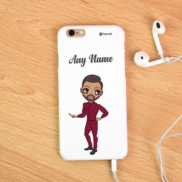 Womens Personalized White Phone Case