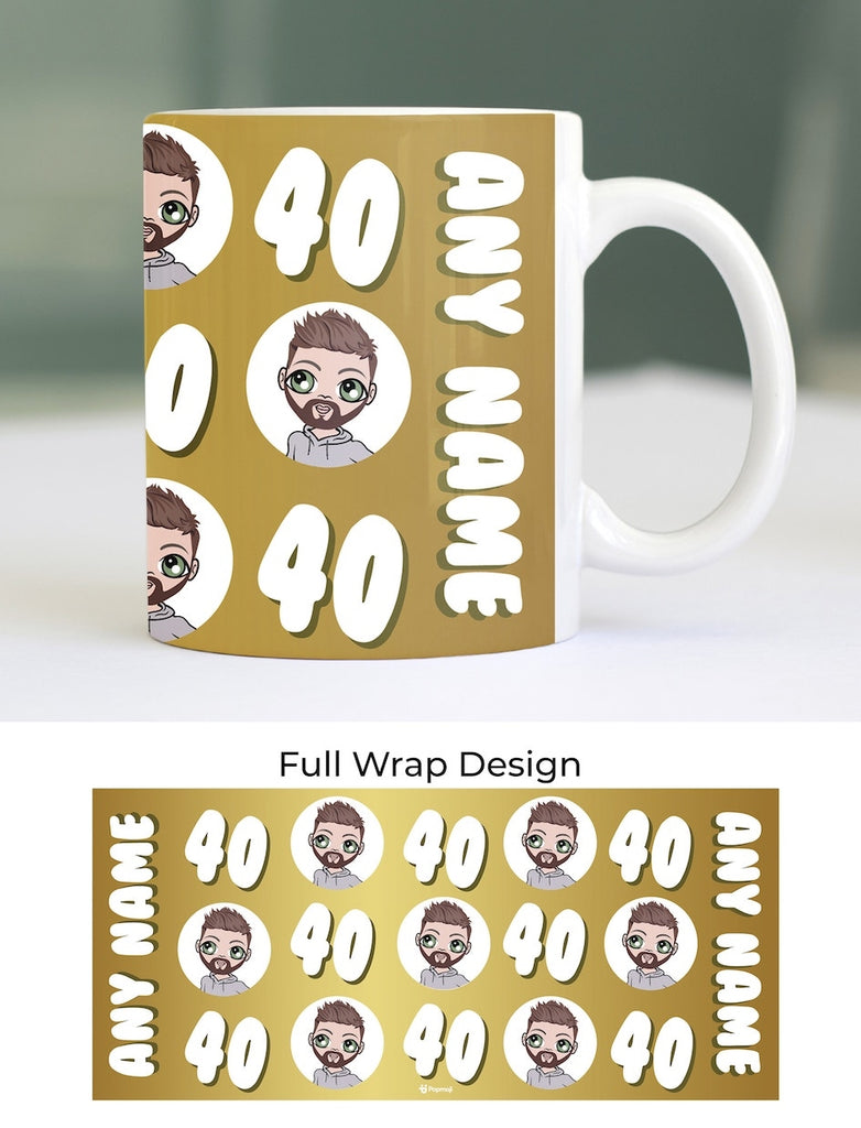 MrCB Personalized 40th Birthday Mug - Image 1