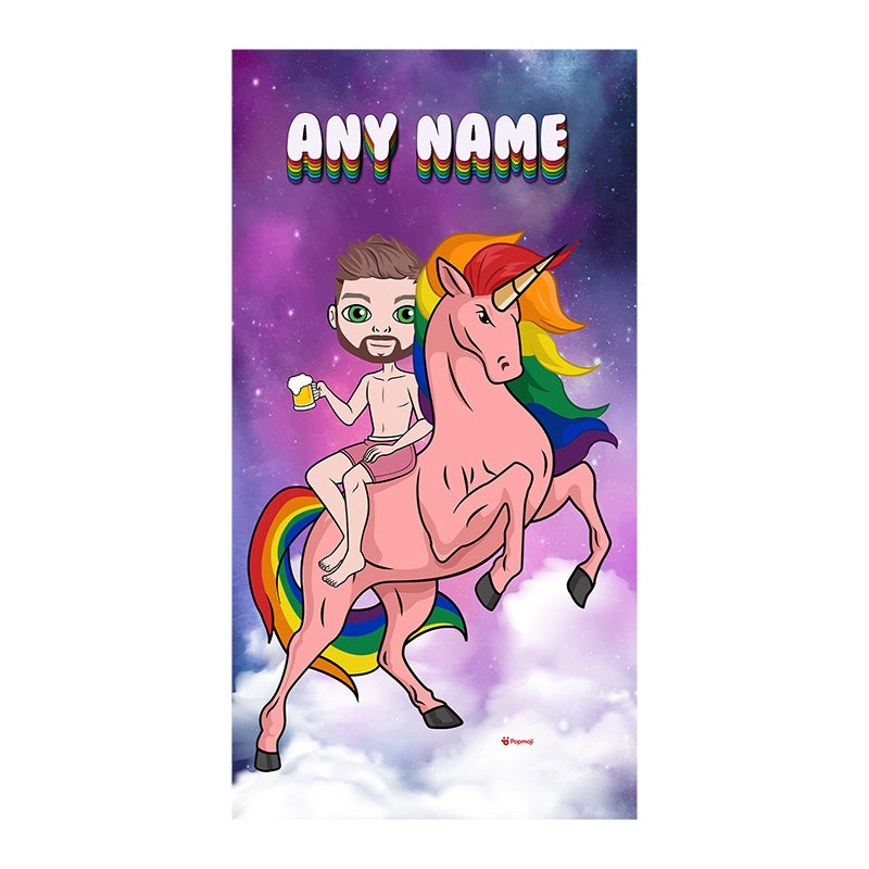 MrCB Rainbow Unicorn Beach Towel - Image 4