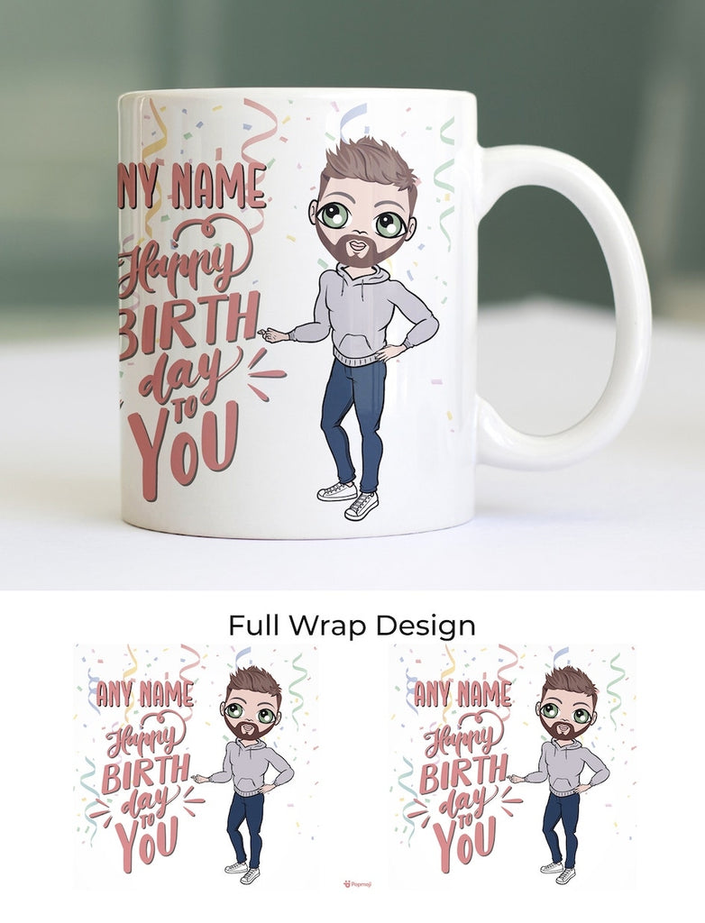 MrCB Personalized Happy Birthday Mug - Image 1