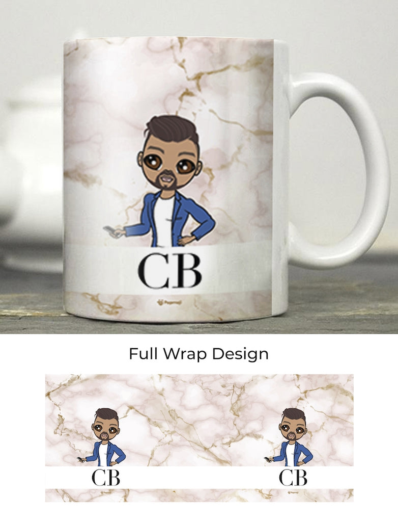 MrCB The LUX Collection Pink Marble Mug - Image 5