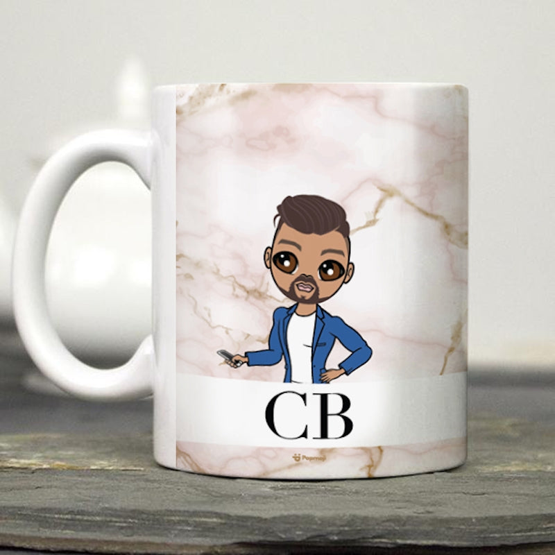 MrCB The LUX Collection Pink Marble Mug - Image 4