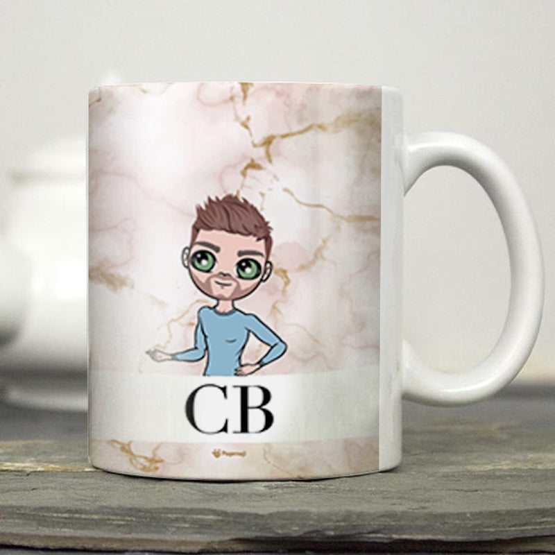 MrCB The LUX Collection Pink Marble Mug - Image 2