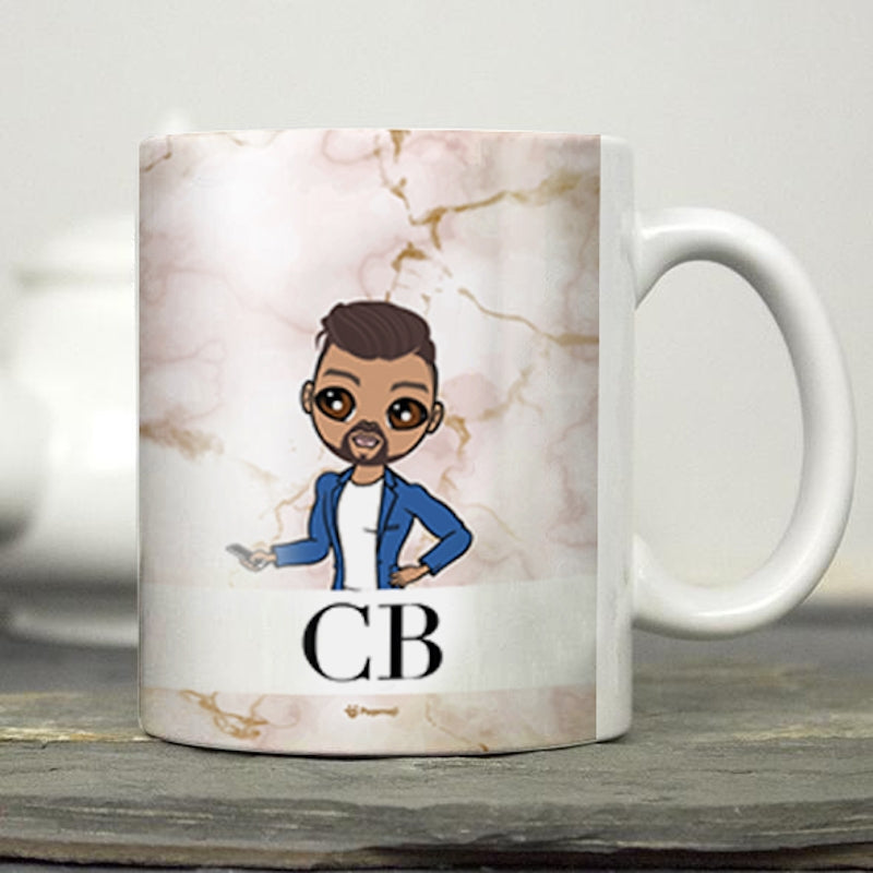 MrCB The LUX Collection Pink Marble Mug - Image 3
