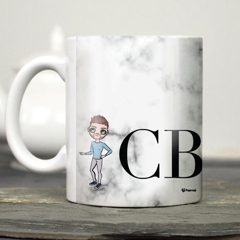 MrCB The LUX Collection White Marble Mug - Image 1