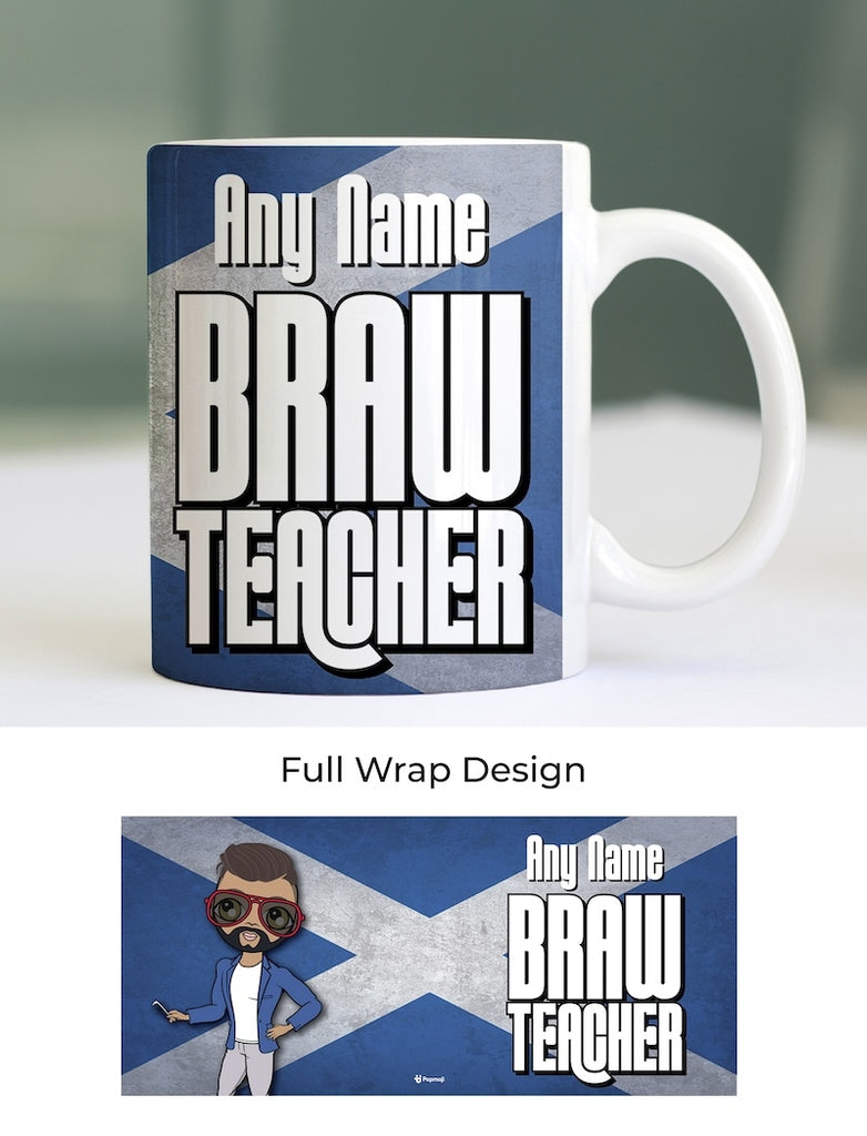MrCB Mug Teacher Scottish Flag - Image 1
